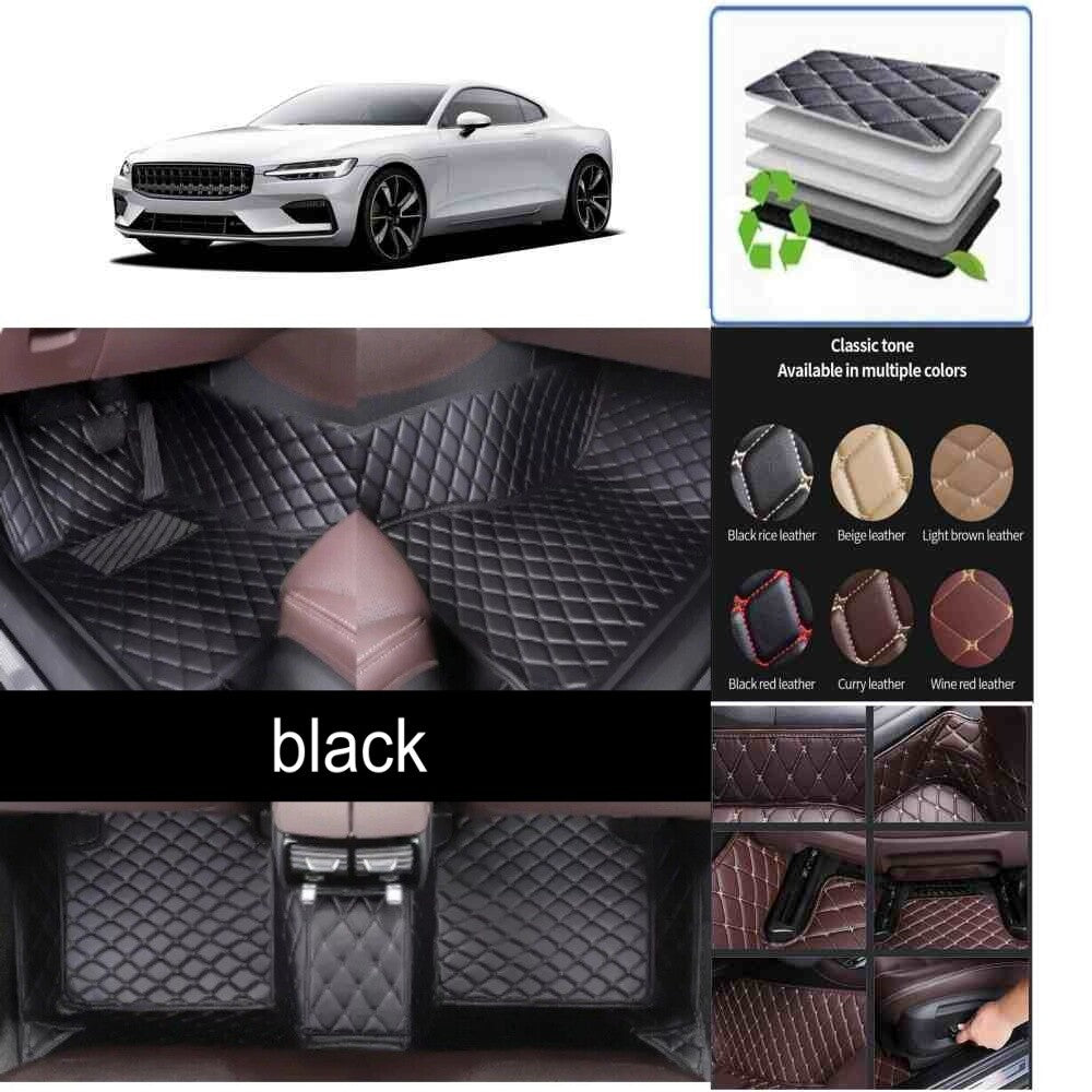 For Smart All Models Car Floor Mats Waterproof Auto Luxury Custom Mats Carpets