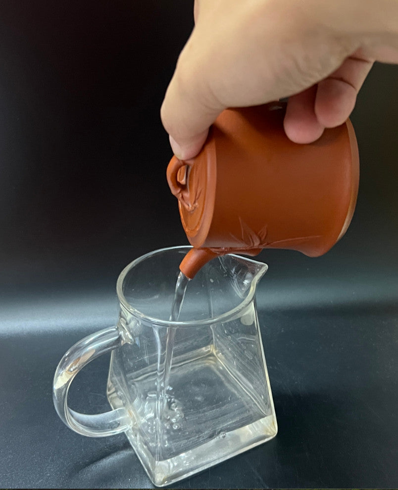 160cc chinese Yixing Handmade Zisha teapot Zhu clay Bamboo Hu Gongfu Tea Pot
