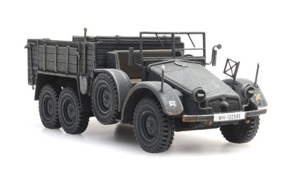 ARTITEC WM German Krupp Protze gray 1/87 FINISHED MODEL TRUCK