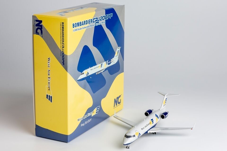 1:200 NG Model West Air Europe Bombardier CRJ200 Passenger Plane Diecast Model