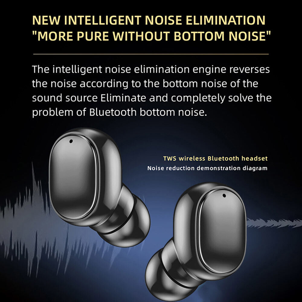 Bluetooth 5.0 Wireless Earbuds In-Ear Earphones Waterproof Headsets Stereo IPX7