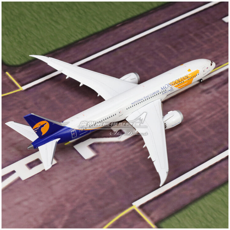 1:400 JC Wings Mongolian Airlines BOEING 787-9 Airplane Flap Down Diecast Model
