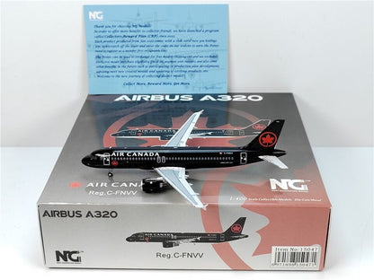 1:400 NG Model AIR CANADA AIRBUS A320 Passenger Aircraft Diecast Airplane Model