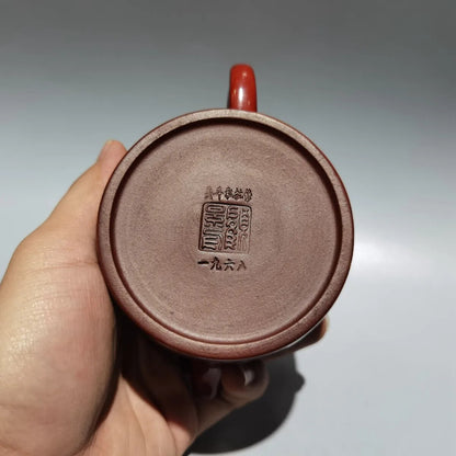Chinese Yixing Zisha Clay Teapot Colored Well Fen tea Pot set Gu Jingzhou 160ml