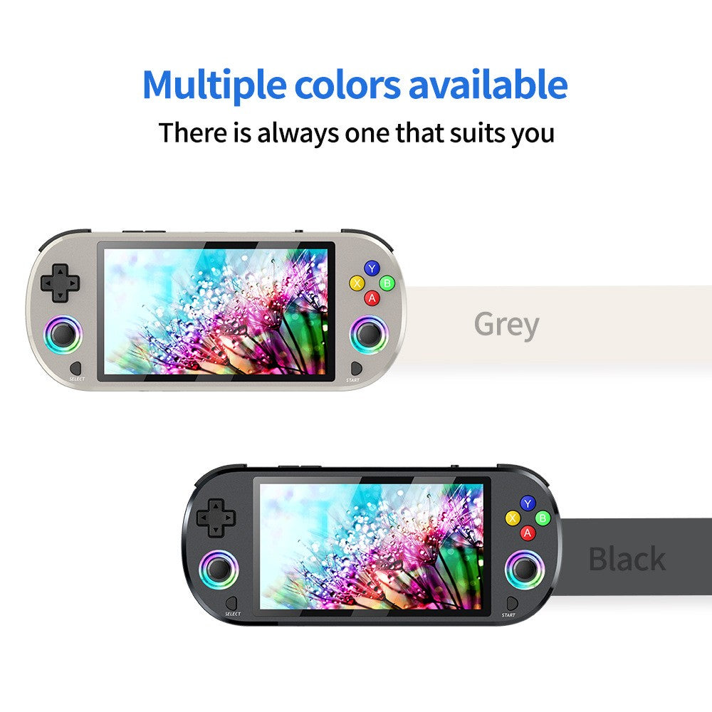 M22 PRO HD Handheld Game Console with Colorful Lighting for Home Gaming 64-128GB