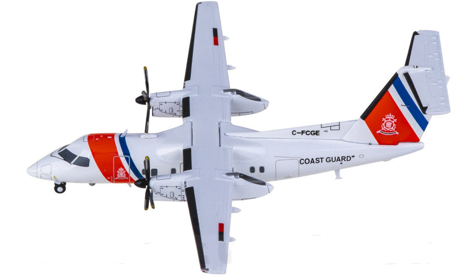 1:200 JC Wings Netherlands Coastguard Dash 8 Q100 Plane Diecast Aircraft Model