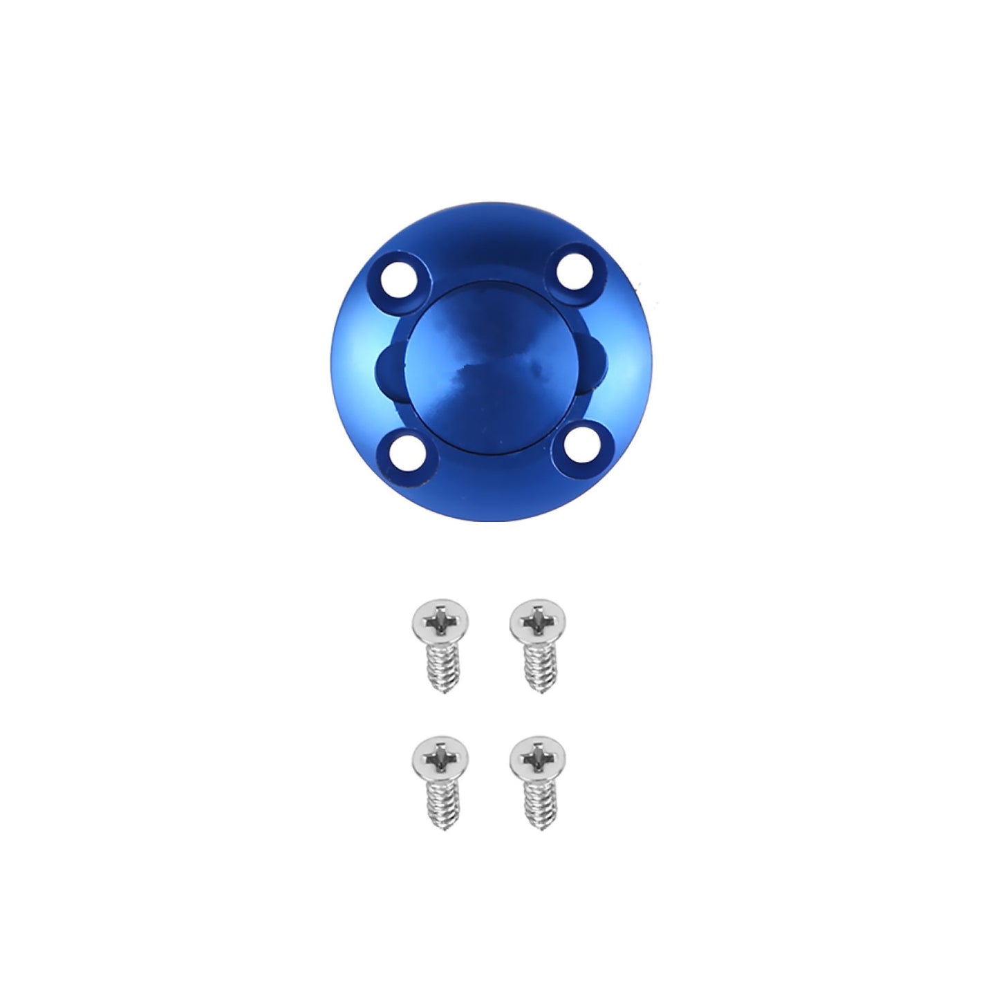 Blue Alloy Round Fuel Dot Cap Oil Tank Plug For RC Airplane Aircraft Model cc