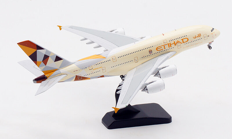 1:400 Aviation ETIHAD AIRBUS A380-800 Passenger Airplane Diecast Aircraft Model