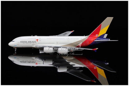 1:400 JC Wings ASIANA AIRLINES AIRBUS A380 Passenger Airplane Diecast Model