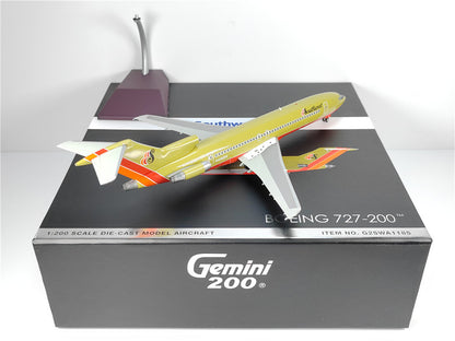 1:200 Geminijets Southwest B727-200 Passenger Airplane Diecast Aircraft Model