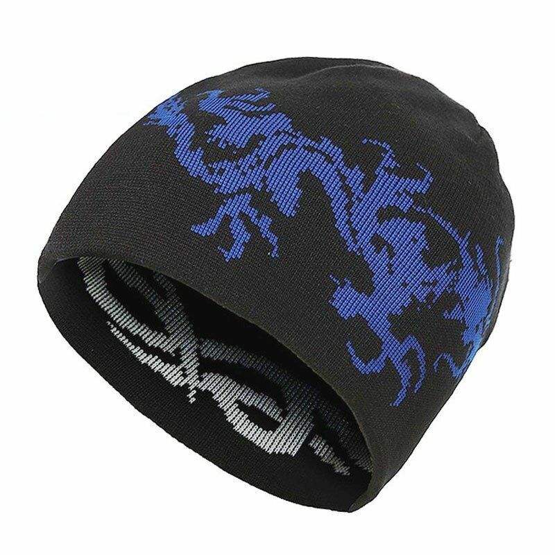 Autumn Winter Ski Hat Snowboard Winter Skating Beanies Head Warm Acrylic Thermal