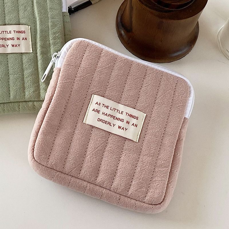 Napkin Storage Bag Cotton Coin Purse Jewelry Organizer Pouch Makeup Cosmetic Bag
