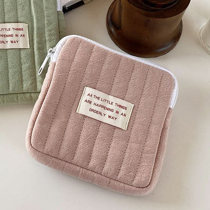 Napkin Storage Bag Cotton Coin Purse Jewelry Organizer Pouch Makeup Cosmetic Bag