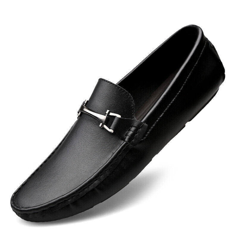 Man Shoes Leather Genuine Summer Mens Shoes Leather Loafer Shoes Men Male