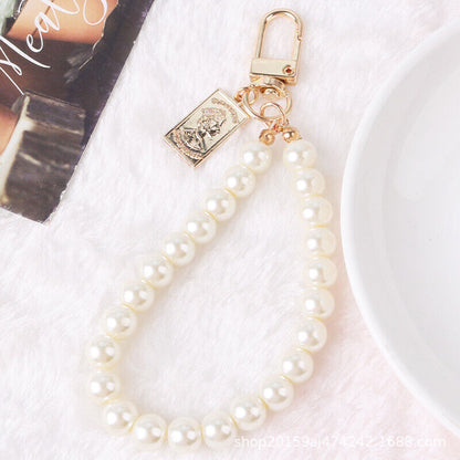 New Letter Key Ring Card Pendant Mobile Phone Case Chain Bag Pendant Keychain