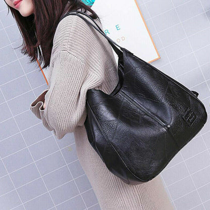 Handbag For Women PU Leather Shoulder Bag Lady Shoulder Bag Shopping Bag