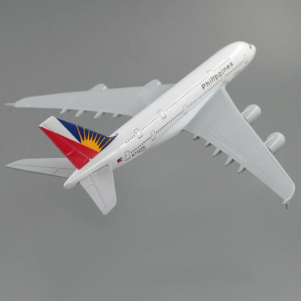 1:400 16cm A380 Philippine Airlines Airplane Model Alloy Diecast Plane Ornaments