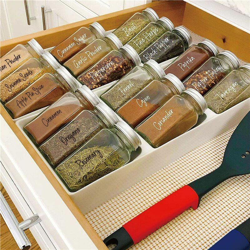 Stickers 274pcs Clear Spice Label Jars Food Bottles Containers Seasoning Marks