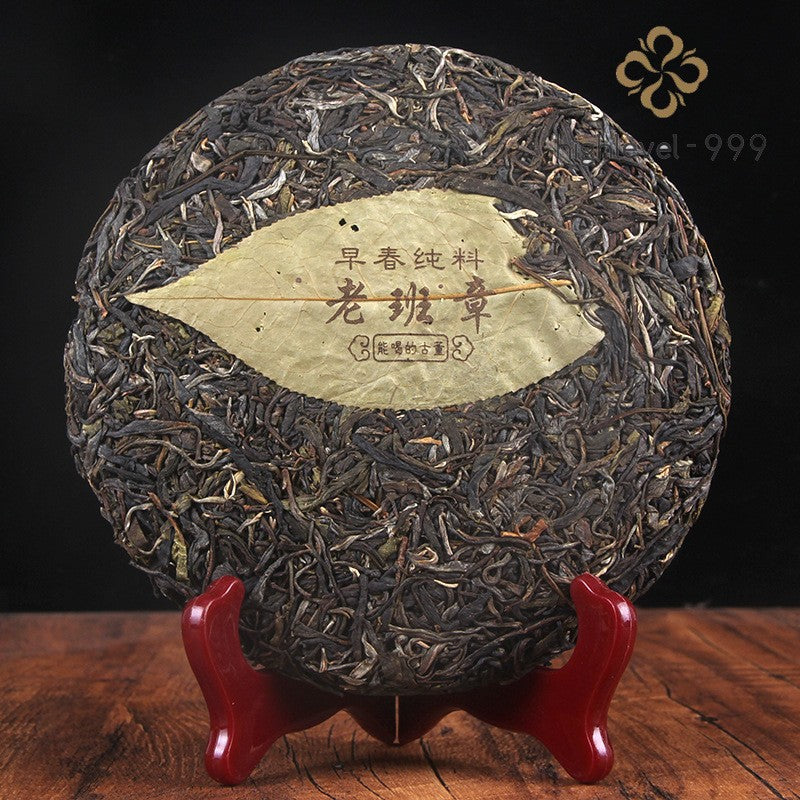 357g Raw Pu-erh Tea Laobanzhang Ancient Tree Pure Material Compressed Tea Cake