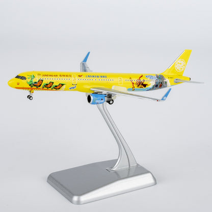 1:400 NGmodels Juneyao Airlines Airbus A321 B-9957 Airplane Diecast Plane Model