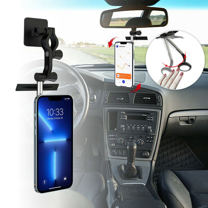 Sostenedor De Telefono Soporte de Retrovisor Sujetador de Celular en el Auto