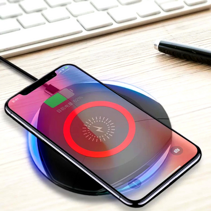 Muelle de Carga Rapida Inalámbrica Cargador LED para la carga de Teléfono Cell