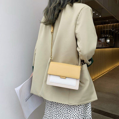 Crossbody Bag Handbag Flap Bags Simple Shoulder Purse Luxury Polyester Brown 1PC
