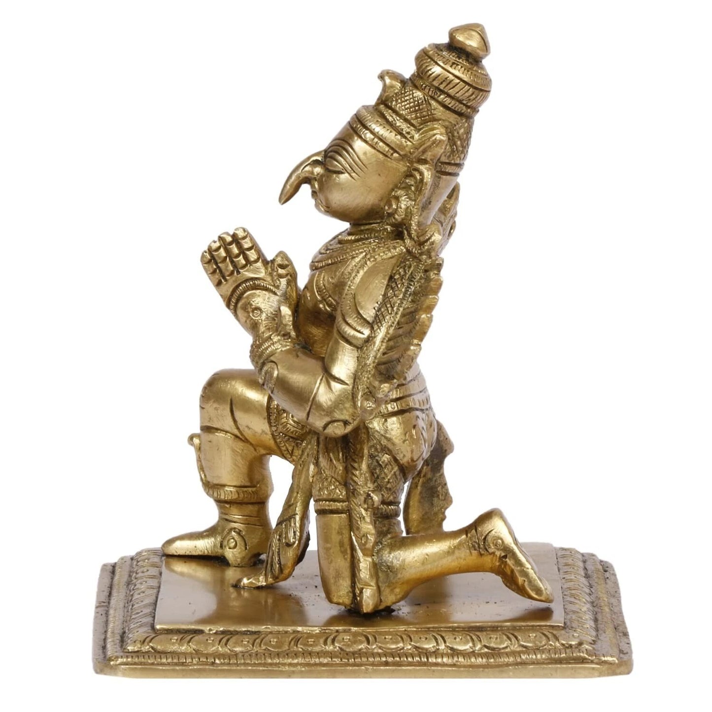 Brass Lord Garuda Garud Dev Vishnu Vehicle Eagle Idol Statue Figurine Sculpture