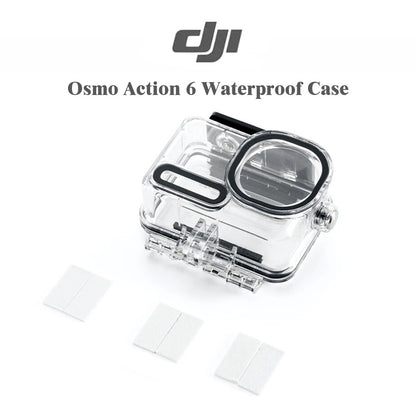 DJI Osmo Action 6 Waterproof Case – 60m Depth + 6 Anti-Fog Foams