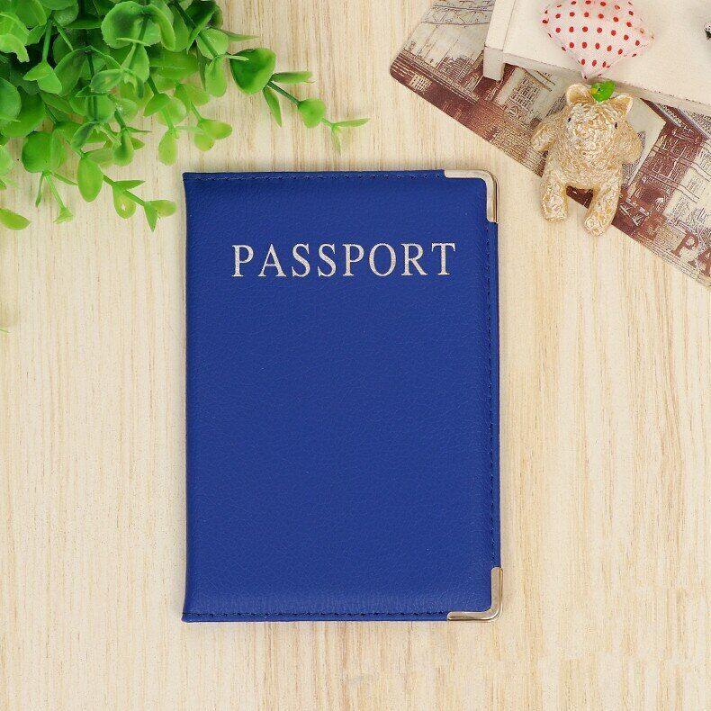 Unisex Pu Leather Passport Holder Passport Cover Worldwide Cover Passports Femme