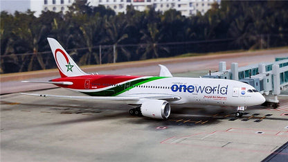 Phoenix Royal Air Maroc member of oneworld For Boeing B787-8 CN-RGB 1：400 Plane