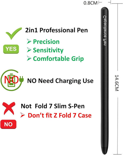 Stylus Pen for Samsung Galaxy Z Fold 7 Pen, Supporting Both Screen, S Pen Compat
