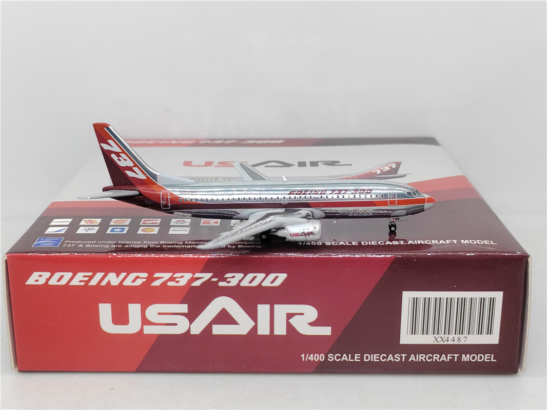 1:400 JC Wings USAIR B737-300 Passenger Airplane Diecast Aircraft Model