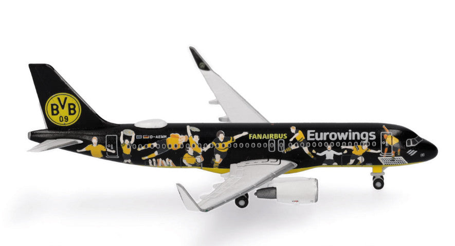 1:500 Herpa Eurowings AIRBUS A320 Passenger Airplane Diecast Aircraft Model