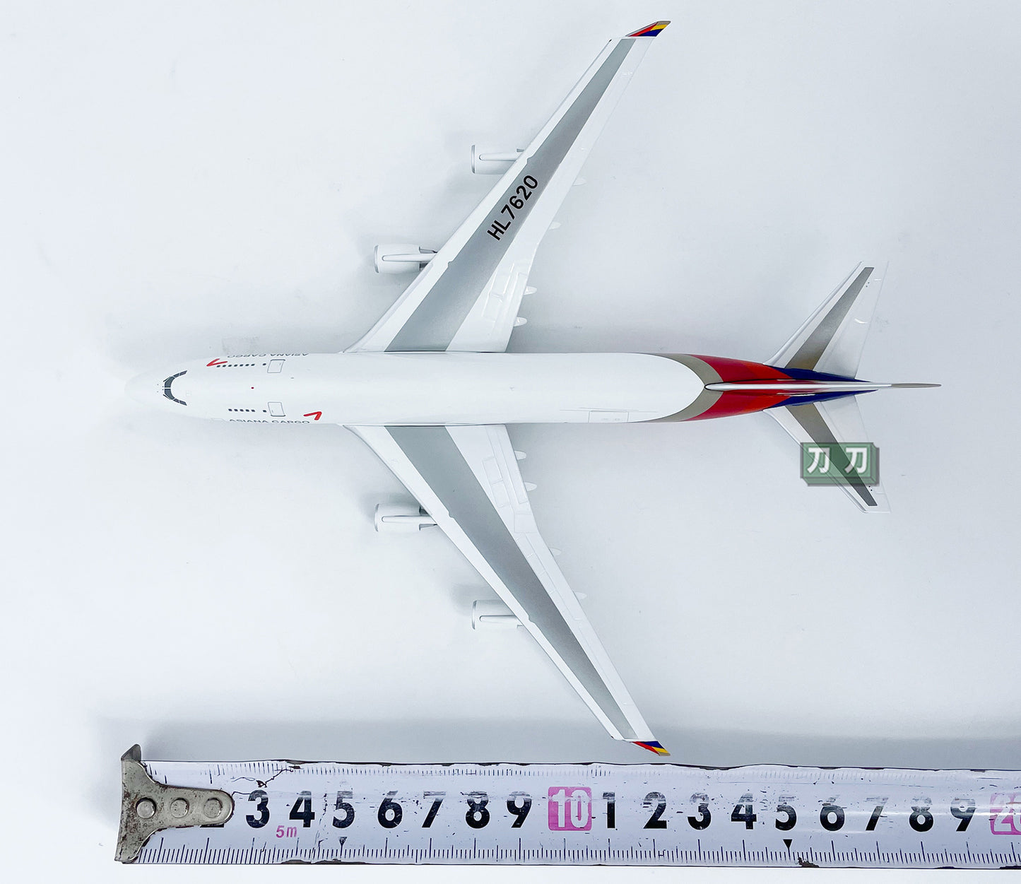 1:400 NG Lite ASIANA CARGO B747-400 HL7620 Passenger Airplane Diecast Model