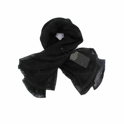 Camouflage Tactical Mesh Scarf Face Veil Camo Airsoft Hunting Cycling bandana
