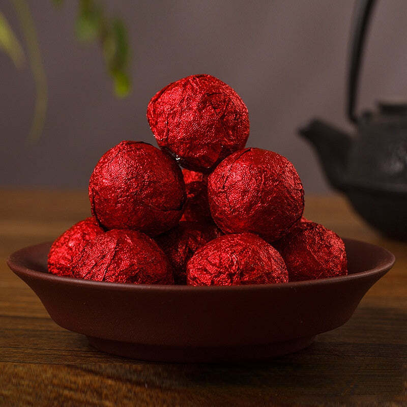 500g Yunnan Pu-erh Cooked Tea Glutinous Rice Fragrance Puerh Tuocha Ripe Pu'er