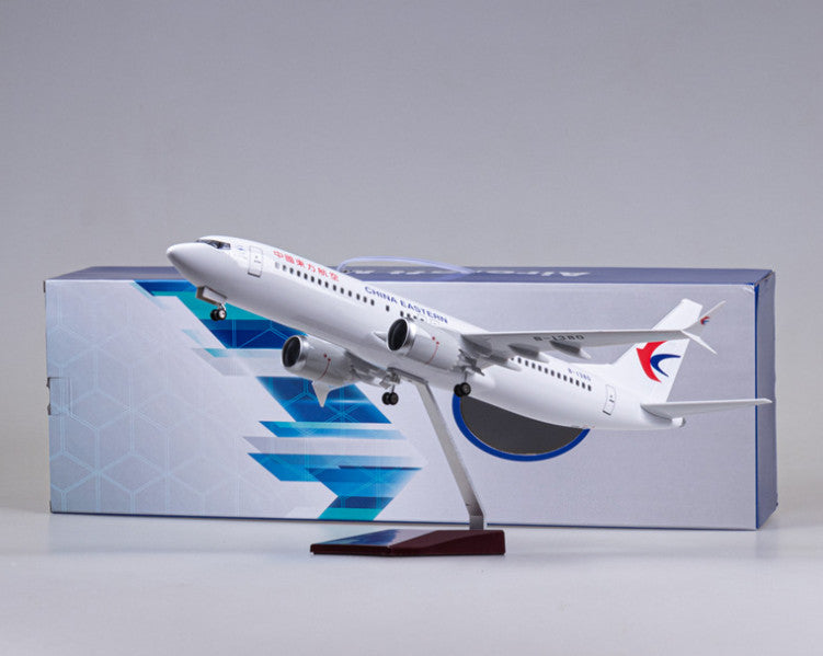 1:85 47CM China Eastern BOEING 737 MAX Passenger Plane Landing gear Resin Model