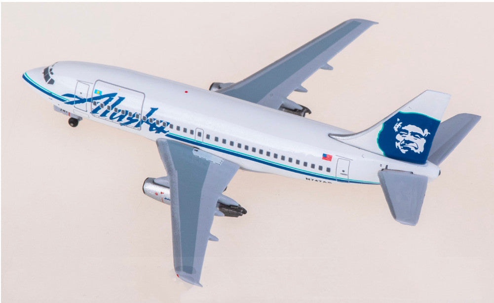 1:400 NGmodels Alaska Airlines B737-200 N747AS Passenger Diecast Plane Model