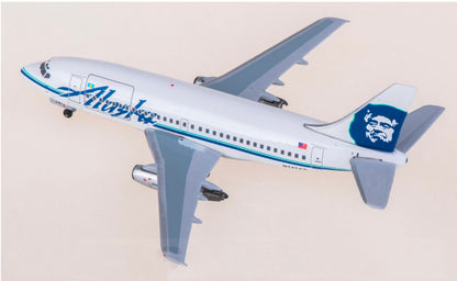 1:400 NGmodels Alaska Airlines B737-200 N747AS Passenger Diecast Plane Model