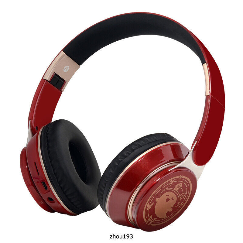 Genshin Impact Hu Tao Wireless Bluetooth Headset Cosplay Earphone Headphones