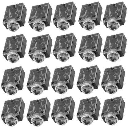 3.5mm Audio Jack Socket PCB Panel Mount For Headphone PCB Mount Stereo Jack