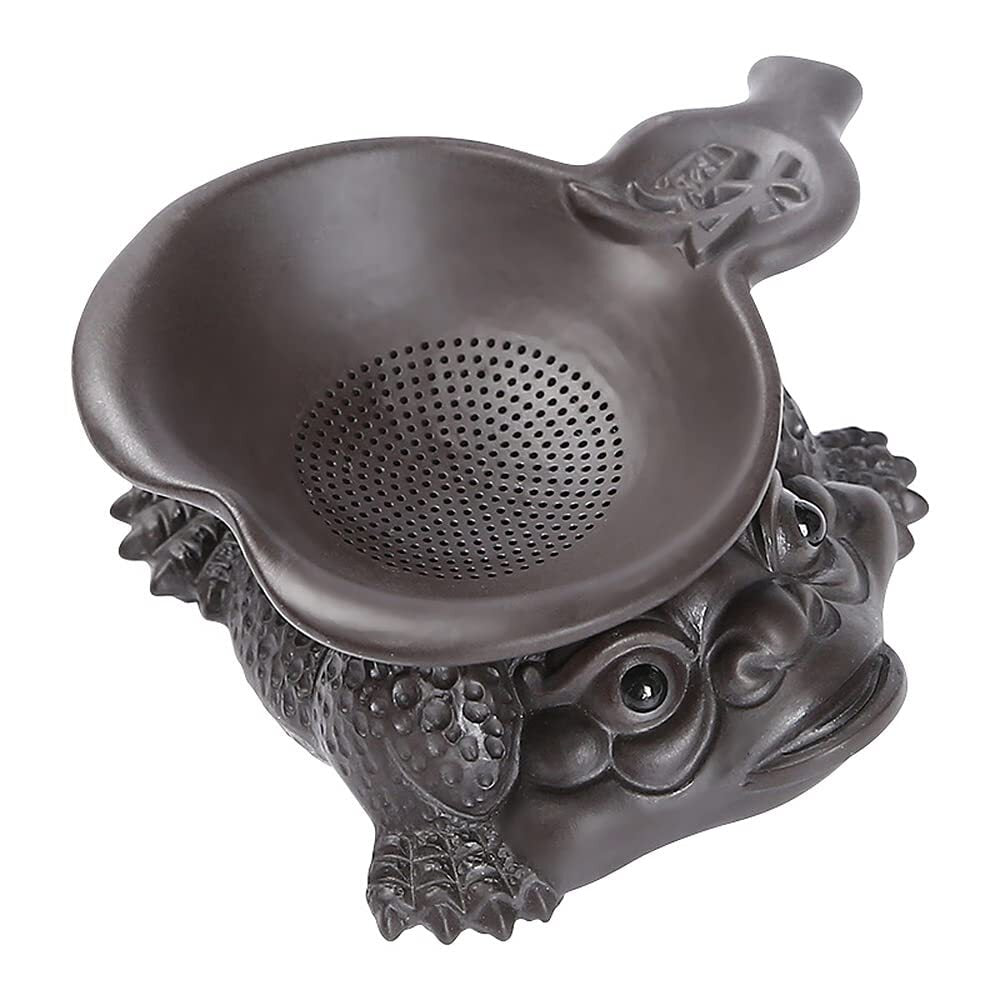 Purple Sand Golden Toad Tea Pet Tea Strainer Tea Filter Home Creative Tea Set