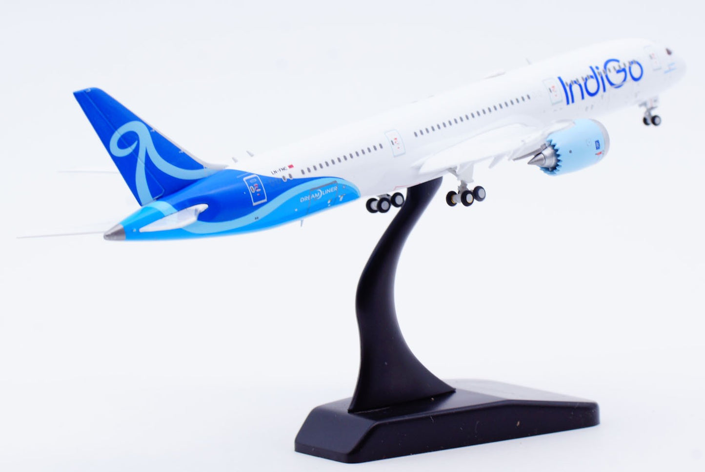 1:400 JC Wings Indigo B787-9 LN-FNC Flap Down Airplane Diecast Aircraft Model