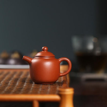Mini Tea Pot Yixing Zisha Dahongpao Clay Tea Pet Home Decoration On Tea Tray Pot
