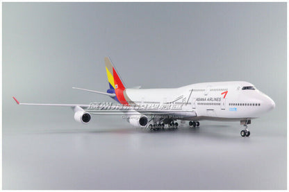 1:150 47CM ASIANA AIRLINES BOEING 747-400 Airplane Landing Gear Resin Model