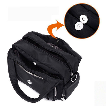 Nylon Large Messenger Bag Crossbody Handbag Waterproof Shoulder Bags 31*12*20 CM