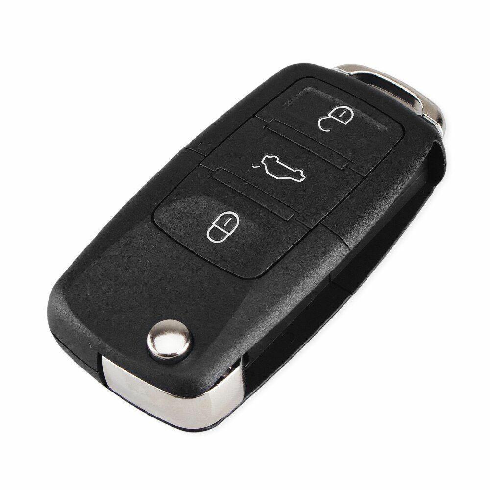 Car Key Shell For Volkswagen VW Jetta Golf Passat Skoda Flip Fold B5 B6 Beetle