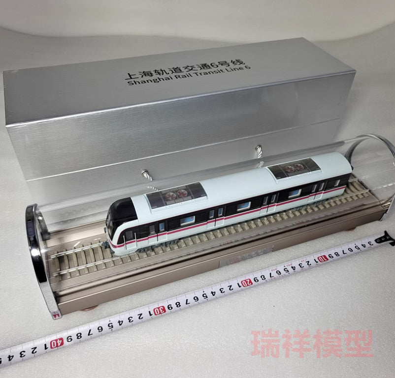 1/68 Ratio The First Train Shanghai Metro Line 6 Finished Train Toy Ornaments