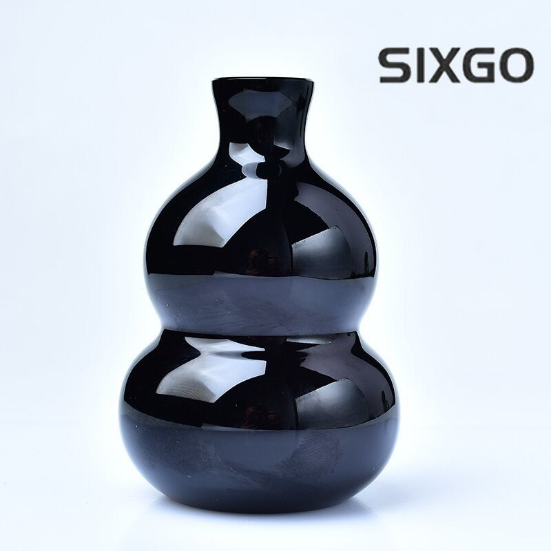 3cm Natural Obsidian Calabash Ornament Pendant Car Hanging Accessories